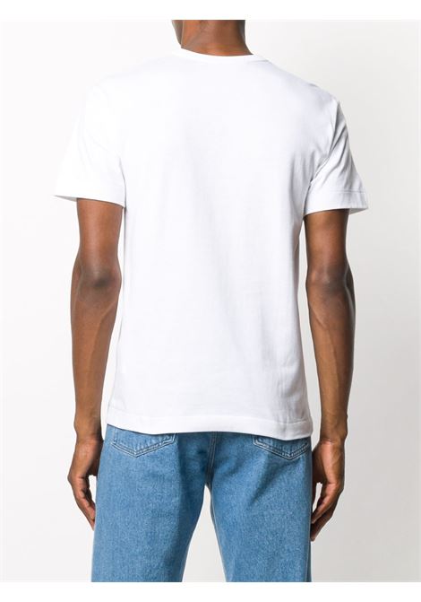 play t-shirt man white in cotton COMME DES GARÇONS PLAY | P1T0861